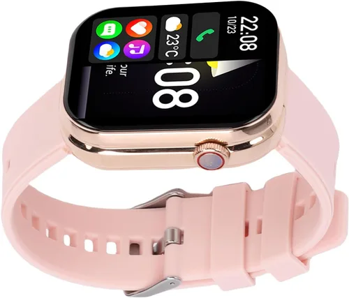 Vista 5 de Reloj deportivo con auriculares HD IP67 para viajeros y entusiastas del fitness 6.890-9.528 in (dorado)