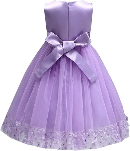 Vista 2 de FKKFYY 2-10T - Vestido de princesa para boda, baile de graduación