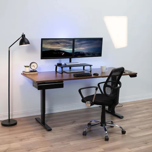 Vista 8 de VIVO DESK-AC03A-B - Cajón deslizante para debajo del escritorio de 16 pulgadas sin funda, organizador de almacenamiento de oficina en casa, negro