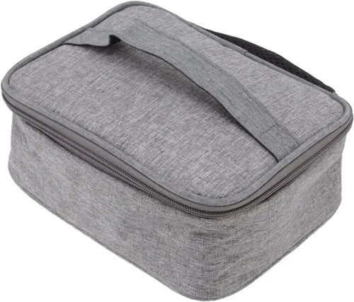 Vista 6 de Yosoo Fiambrera eléctrica, calentador de alimentos, horno portátil USB, lonchera de tela Oxford, calefacción, microondas, calefacción