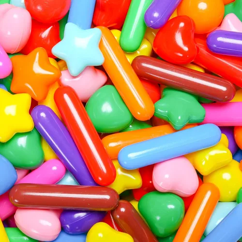 Vista 18 de Bolas para piscina de bolas STARBOLO para niños pequeños - Bolas de piscina de macaron a prueba de aplastamiento de plástico para niños pequeños