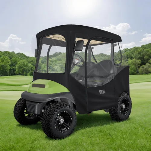 Vista 2 de 10L0L Carcasa para carrito de golf para 2 plazas Club Car DS Precedent Adward y Tempo, 600D impermeable y resistente al viento, cubierta