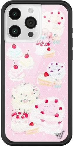 Vista 57 de Wildflower Cases - Funda Surf's Up, Compatible con Apple iPhone 15 Pro Max Moderno, Rojo, Morado, Floral, Verano, Playa - Parachoques Protector
