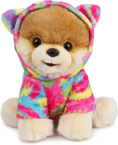 Vista 11 de GUND Boo, El perro más lindo del mundo con gorro parisino de peluche, muñeco de perro pomerania para edades de 1 año en adelante, 9 pulgadas
