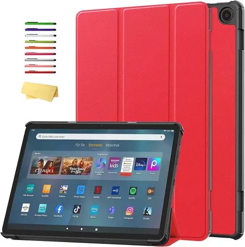 Vista 27 de Funda para Amazon Kindle Fire HD 8 y Fire HD 8 Plus (12ª/10ª generación, versión 2024/2022/2020) de 8 pulgadas, UUcovers con soporte triple