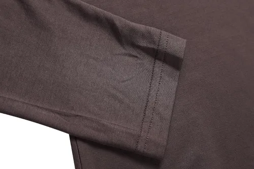 Vista 3 de Herou - Blusa de mangas largas ajustada, ligera e informal con cuello de tortuga para mujer