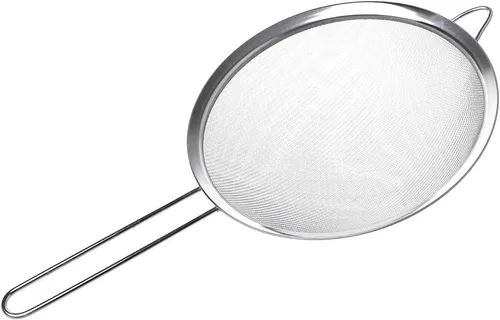 Vista 9 de Mini tamiz/colador profesional -cocina de acero inoxidable harina té colador malla colador tamiz filtro tamiz