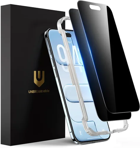 Vista 27 de UNBREAKcable Paquete de 2 protectores de pantalla de privacidad para iPhone 11 Pro Max/Xs Max, vidrio templado inastillable
