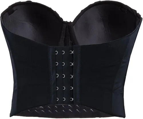 Vista 3 de Charmian Sujetador de negocios con lentejuelas de moda Burlesque para mujer