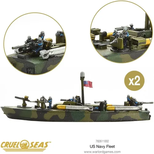 Vista 3 de Warlord Cruel Seas US Navy Fleet War Game - Juego de mesa de estrategia de juego de rol 1:300 para adultos, juego de mesa de guerra estratégico