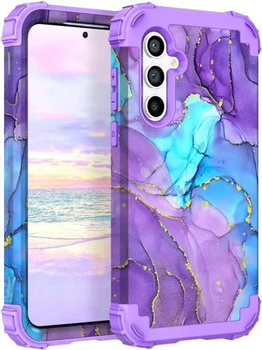 Vista 59 de Hocase Funda para Galaxy S20 FE 5G, Protección resistente a prueba de golpes, goma de silicona suave + parachoques de plástico duro, funda