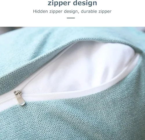 Vista 3 de Almohada de cabecera con protección de cintura, almohada de lectura, almohada triangular de cuña, cojín de espalda larga con funda extraíble