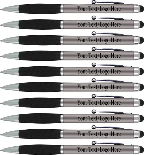 Vista 18 de SyPen Bolígrafos personalizados con nombre o logotipo, paquete de 300 bolígrafos personalizados para negocios, combo de bolígrafo y lápiz óptico