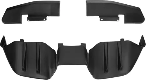 Vista 2 de Compatible/reemplazo para parachoques trasero, difusor de labio trasero de poliuretano estilo DF, negro, se adapta a Ford Mustang 2015 2016 2017