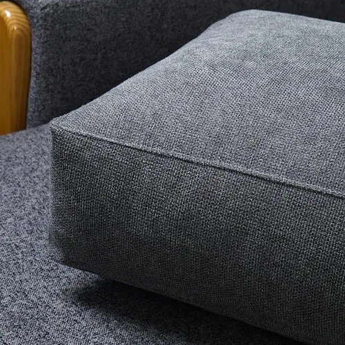 Vista 2 de Cojín grande rectangular de soporte lumbar, almohada de lectura suave para sofá y cama, almohada de respaldo desmontable con cremallera oculta