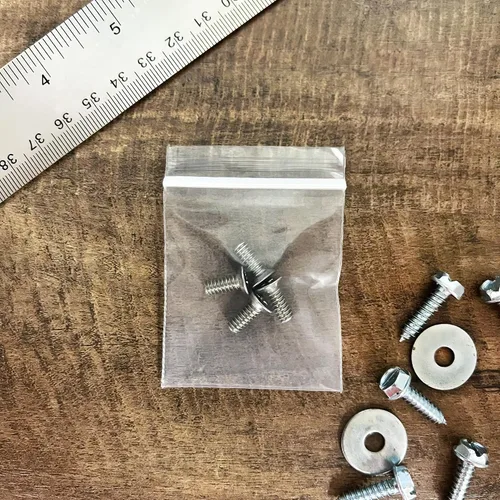 Vista 3 de Plymor 2 "x 2" (caja de 1,000), bolsas de plástico con cierre de cremallera resistente de 4 mil
