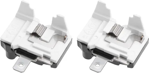 Vista 3 de uxcell Protector de sobrecarga térmica para refrigerador, 2 piezas, 1/2 HP 375 W, pieza de repuesto para compresor de congelador BT76-120