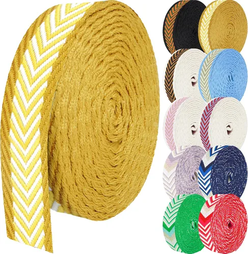 Vista 67 de 1.5 pulgadas Correa de nailon con patrón, correas de cinturón de nailon, correas para bolso, correas para mochila, cinturón de nailon