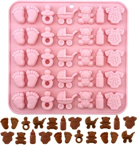 Vista 9 de 1 molde de silicona para chocolate con forma de hojas de arce, bellotas y calabazas en 3D para otoño, día de Acción de Gracias, tema de cosecha