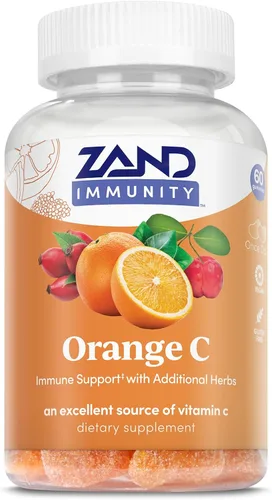 Vista 6 de Gomitas de inmunidad de saúco con zinc y vitamina C de ZAND - Suplemento de apoyo inmunológico - Gomitas de saúco con DV de zinc y vitamina C