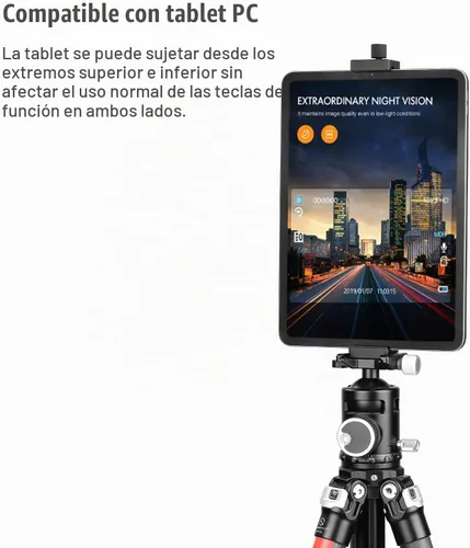 Vista 7 de SUNWAY PC-05 - Soporte universal para portátil Arca Swiss Trípode, soporte para laptop para MacBook Pro, soporte para tableta para almohadilla