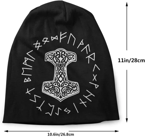 Vista 4 de Fuevdvrri Beanie Men Women Unisex Skull Winter Hats Cap Custom