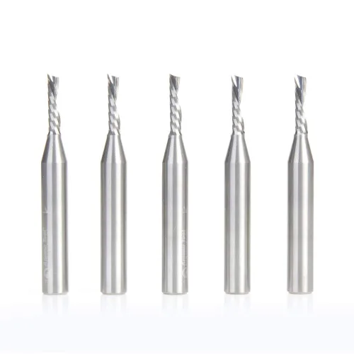 Vista 5 de Amana Tool - 51529 Flauta de carburo sólido CNC espiral 'O', corte de plástico 1/2 diámetro x 1-1/4 x 1