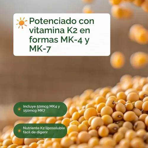 Vista 6 de NatureBell Suplemento de Vitamina K2 de Espectro Completo con MK-7 y MK-4, 200 mcg, 240 cápsulas Fórmula 2 en 1, complejo de vitaminas K – Apoya
