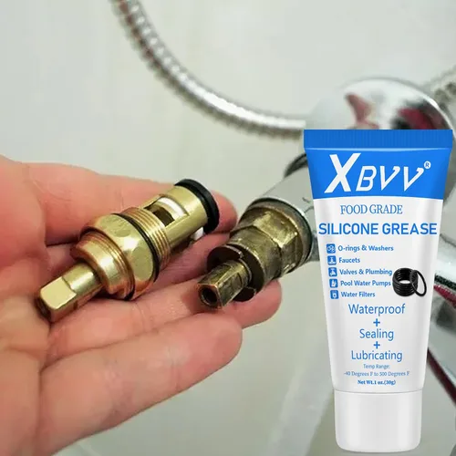 Vista 6 de XBVV - Lubricante de grasa de silicona para fontanero para válvula de grifo de fontanería, arandela de goma con juntas tóricas, paquete de 1 unidad