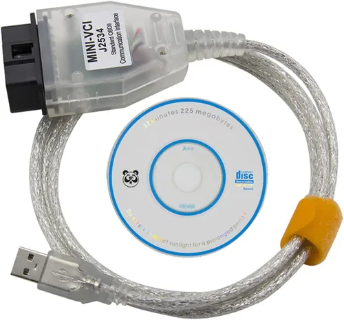 Vista 3 de Mini VCI J2534 Cable de interfaz de comunicación estándar OBD2 para TIS Techstream V17 V18 Toyota Lexus Scion, escáner de diagnóstico OBD2 USB