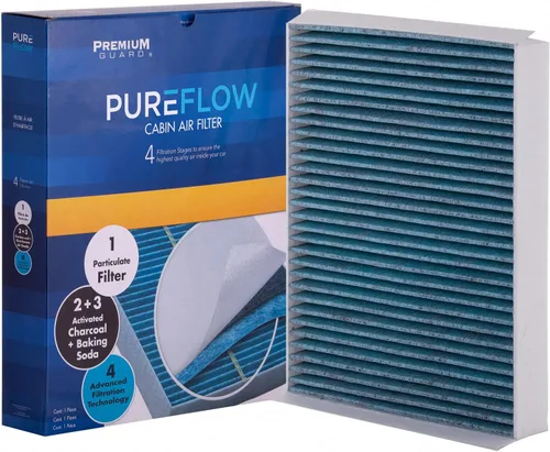 Vista 11 de Filtro de aire de cabina PureFlow HEPA PC8155HX Compatible con Ford Mustang 2015-2025
