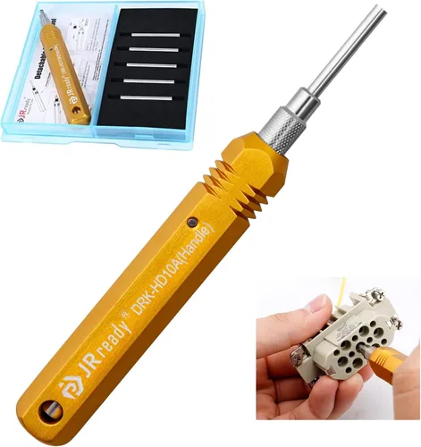 Vista 11 de JRready ST5227 KIT de Herramientas Extractoras Herramientas de Extracción de Contacto Sólido Remoción TE/AMP/HARTING Series D SUB Series HAN