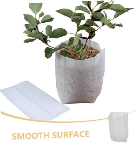 Vista 3 de Plant Growing Bags Xmas Non-Woven Fabric 200pcs for Seedlings