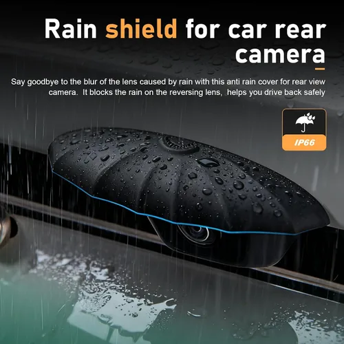 Vista 5 de Cubierta para cámara de visión trasera del automóvil, protector de protección impermeable más ancho y largo, protector de silicona a prueba