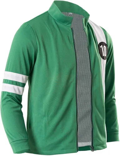 Vista 2 de Camiseta sintética para niños y adultos, diseño de enjambre alienígena, Ryan Kelly, color verde