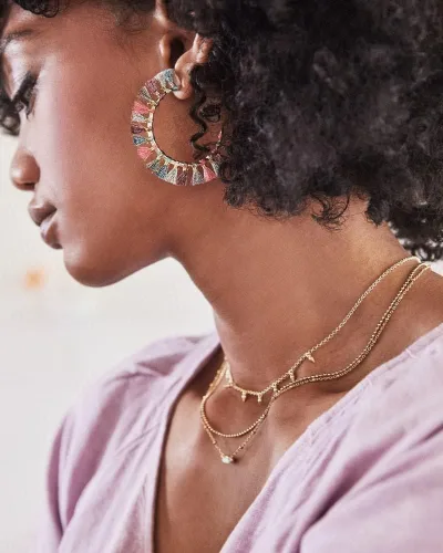 Vista 3 de Kendra Scott Emilie - Collar de varias vueltas, joyería de moda para mujer