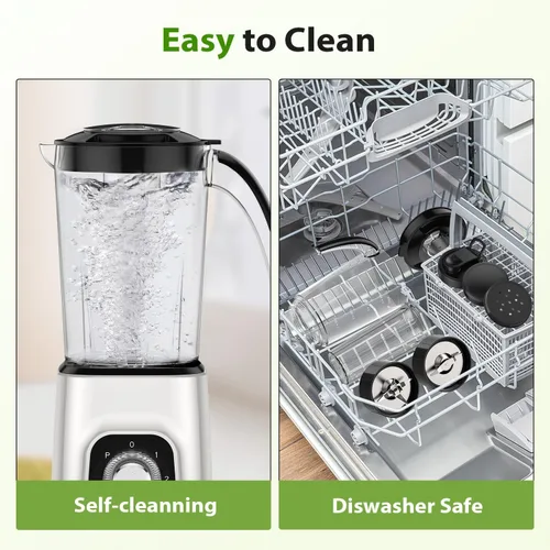 Vista 15 de KOIOS Mezcladora/procesador de alimentos 4 en 1 Combo Max 1000W, apto