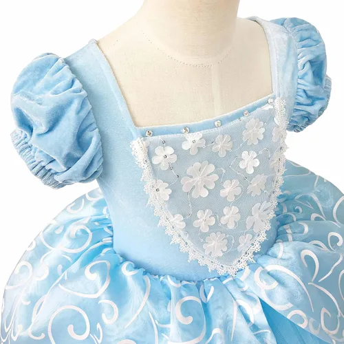 Vista 3 de MDYCW Princess Dress Up Birthday Party Fairy Costume for Toddler Girls, Special Occasion Dresses Pageant Ball Gown