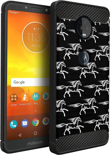 Vista 23 de CasesOnDeck - Funda compatible con Motorola Moto Z4 / Moto Z4 Play, funda de diseño de Moto Z4 Play, delgada, flexible, elegante, protección contra