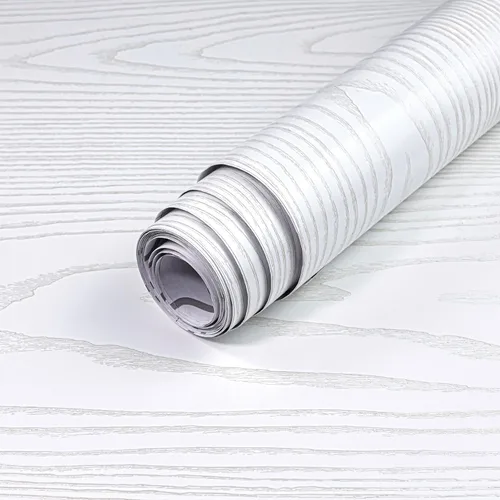 Vista 17 de Yun-aeon Papel de Contacto de Madera Natural Gris Madera Papel Tapiz Despegar y Pegar 17.3" x 80" Autoadhesivo Removible Vintage Imitación Madera