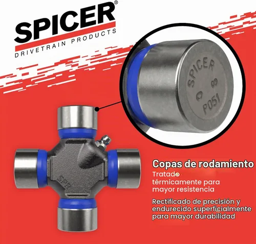 Vista 6 de Spicer 5-160X kit de junta universal cruz
