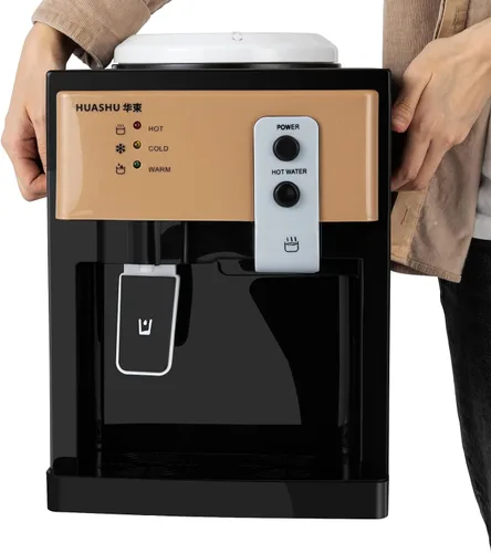 Vista 10 de Enfriador de agua caliente/fría - Dispensador de encimera caliente y fría para botellas de 1-5 galones, 110 V, negro HS-09
