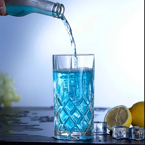 Vista 3 de Vasos para Beber, Juego de 12 Piezas de Copas de Cristal, Juego de Cristalería Mixta, 6 piezas de Vasos Old Fashioned de Cristal de 11oz y 6 piezas