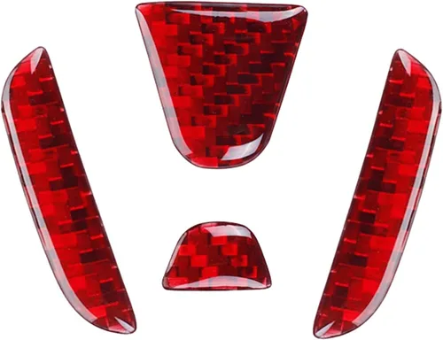 Vista 5 de Logotipo de emblema del portón trasero para Honda Civic de 11ª Rojo
