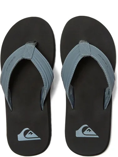 Vista 4 de Quiksilver Monkey Wrench Flip Flops for Men, Arch Support Athletic Mens Sandals, Size 6 to 15 Thong Mens Slides