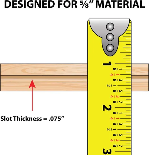 Vista 3 de Outwater Industries 25 pies almendra 5/8 pulgadas centro Barb Tee Molding T Molding Hobbyist Pack, pequeños proyectos, máquinas de arcada y mesas