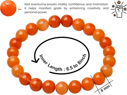Vista 250 de Amazing Gemstone Pulsera de cristal para mujeres y hombres, pulsera de cristal curativo de protección, pulsera elástica con cuentas de piedras