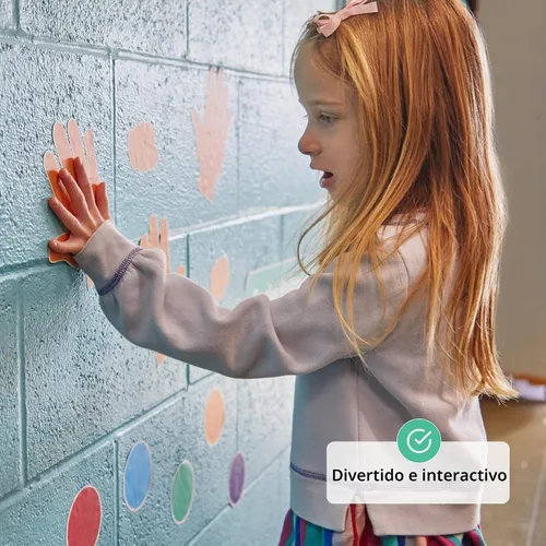 Vista 3 de Calcomanías sensoriales de camino para suelo y pared 126 calcomanías interactivas para niños Calcomanías sensoriales para caminar y pasillo
