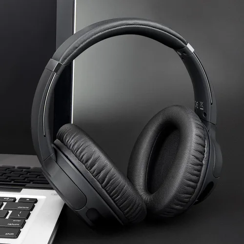 Vista 8 de SOULWIT Almohadillas para auriculares Sony WH-CH700N/MDR-ZX780/MDR-ZX770/MDR-10R, piel de proteína suave, espuma de alta densidad, color negro