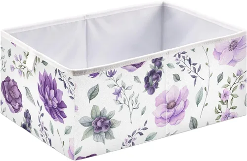 Vista 20 de CaTaKu Bats Star - Cubos de almacenamiento plegables de tela de 11 pulgadas con diseño de estrella, color negro, cajas de almacenamiento plegables